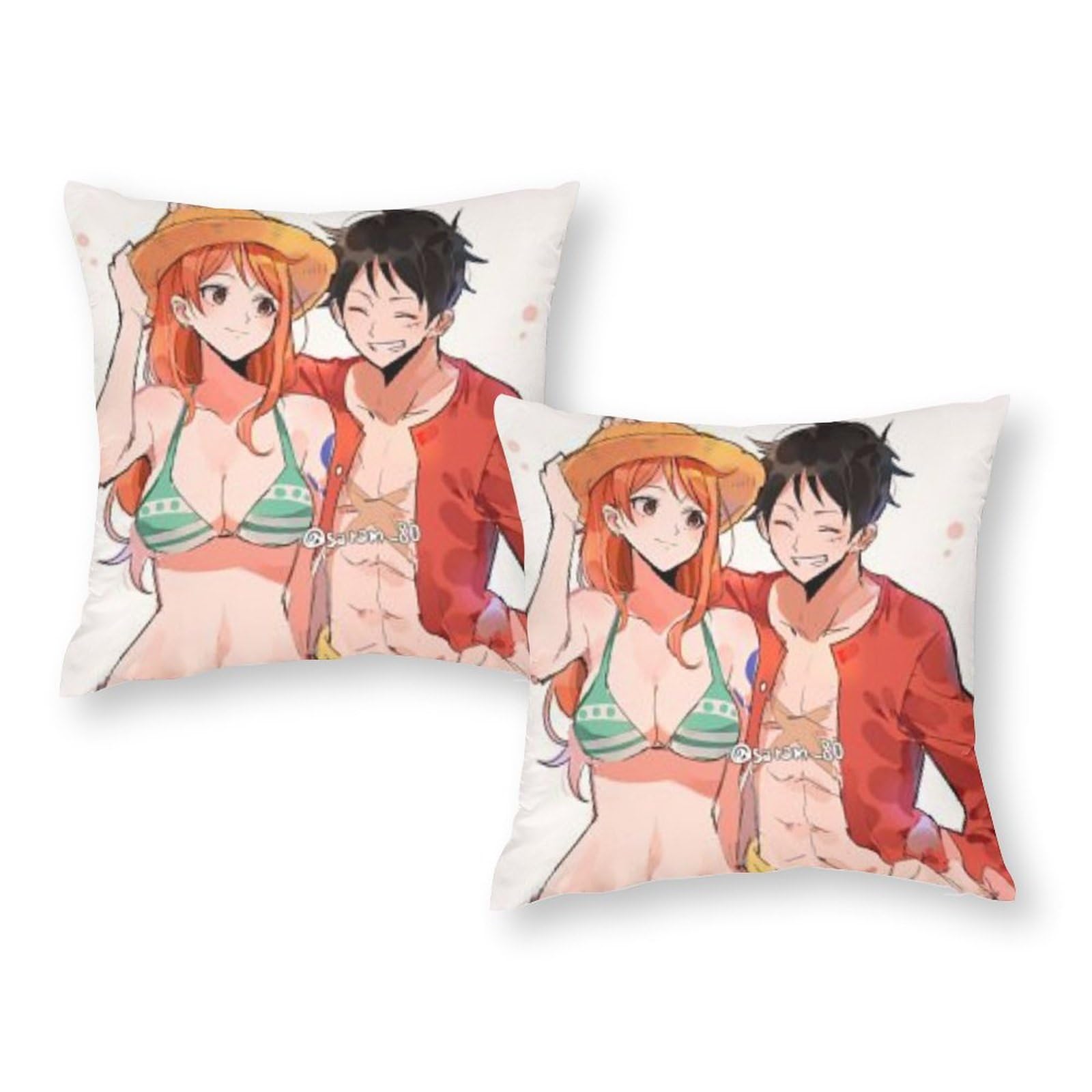 ワンピース ナミ 枕カバー アニメキャラクター プリント